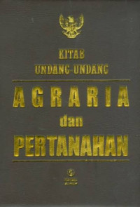 Image of Kitab Undang-Undang Agraria dan Pertanahan