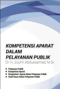 Kompetensi aparat dalam pelayanan publik