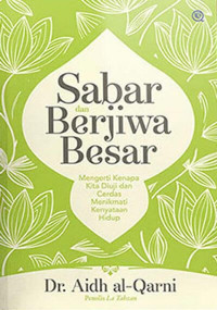 Sabar dan berjiwa besar